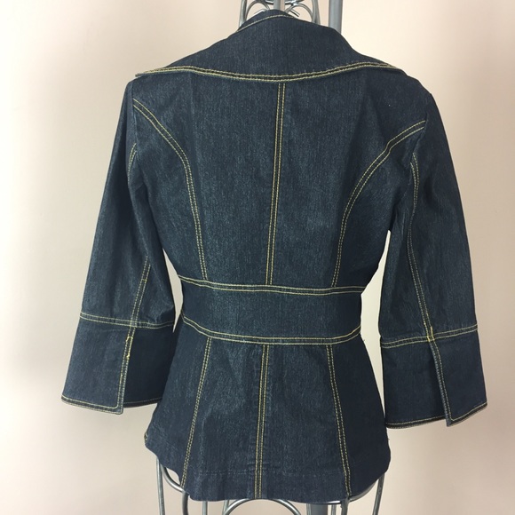 Bisou Bisou blue denim jacket - Picture 3 of 6